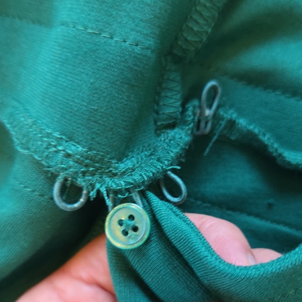 Boden Green Wrap Midi Dress - Size 10 - Picture 8 of 13